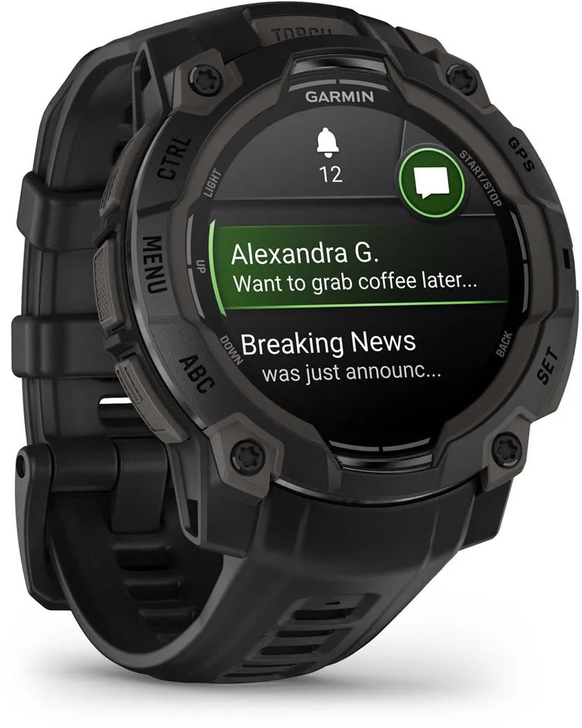 Orë Garmin Instinct 3 AMOLED, 45 mm, e zezë - 2