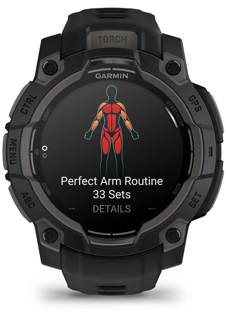 Orë Garmin Instinct 3 AMOLED, 45 mm, e zezë - 3
