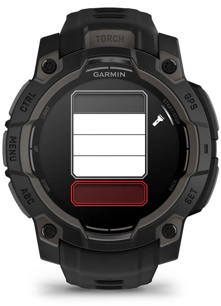 Orë Garmin Instinct 3 AMOLED, 45 mm, e zezë - 5