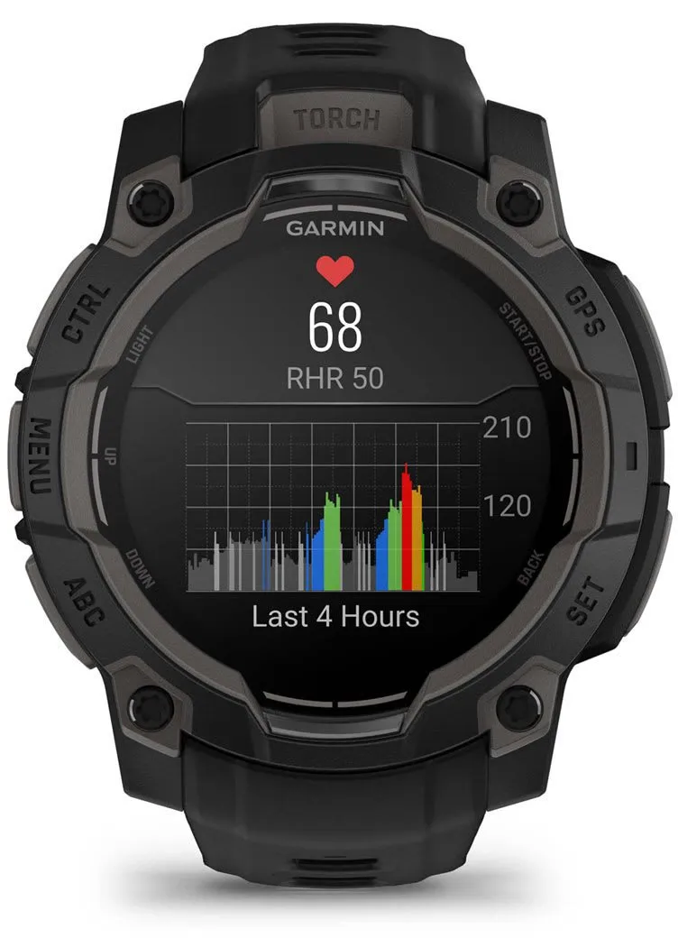 Orë Garmin Instinct 3 AMOLED, 45 mm, e zezë - 6