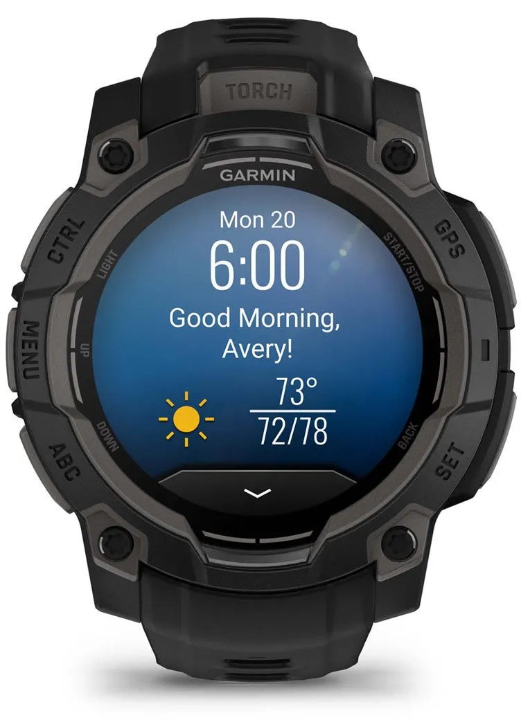 Orë Garmin Instinct 3 AMOLED, 45 mm, e zezë - 10
