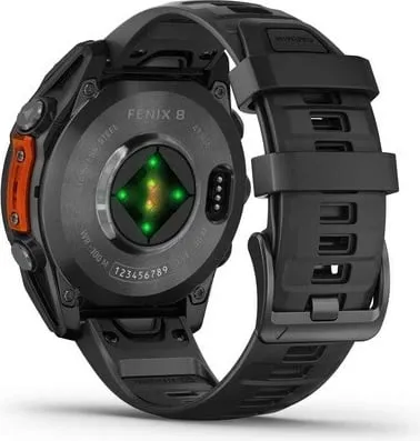 Orë Garmin Fenix 8, 47mm, e hirtë/ zezë - 3