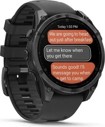 Orë Garmin Fenix 8, 47mm, e hirtë/ zezë - 5
