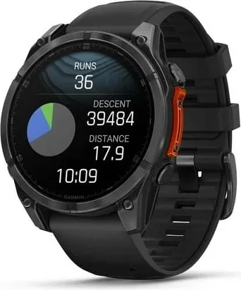 Orë Garmin Fenix 8, 47mm, e hirtë/ zezë - 6