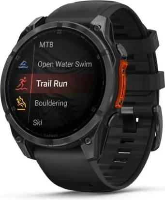 Orë Garmin Fenix 8, 47mm, e hirtë/ zezë - 8