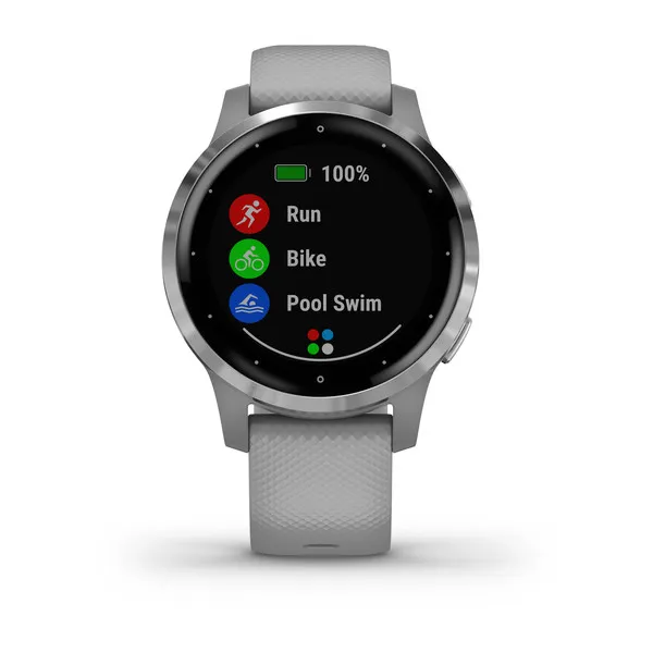 Orë e mençur Garmin Vivoactiv 4S, e hirtë/ argjendtë - 3