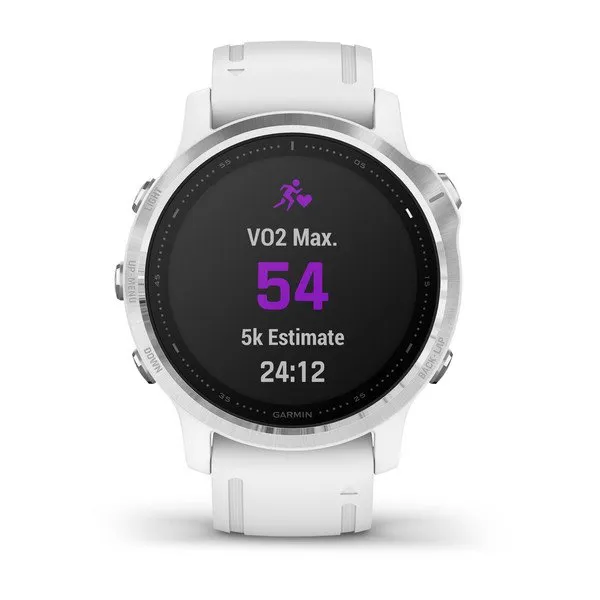 Orë e mençur Garmin Fenix 6S, e bardhë/ argjendtë - 7