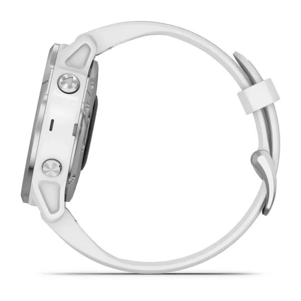 Orë e mençur Garmin Fenix 6S, e bardhë/ argjendtë - 9