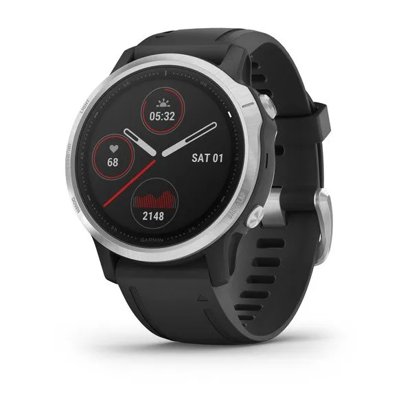 Orë e mençur Garmin Fenix 6S, e zezë/ argjendtë - 1