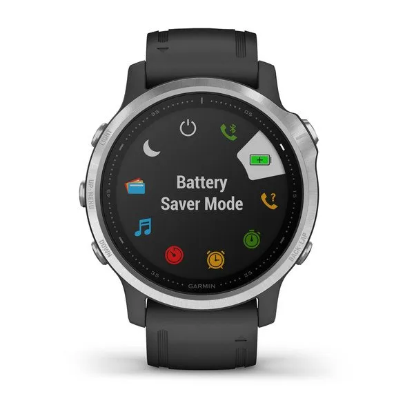 Orë e mençur Garmin Fenix 6S, e zezë/ argjendtë - 3