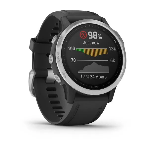 Orë e mençur Garmin Fenix 6S, e zezë/ argjendtë - 7