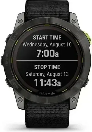 Orë Smart Garmin Enduro 2, e zezë - 3