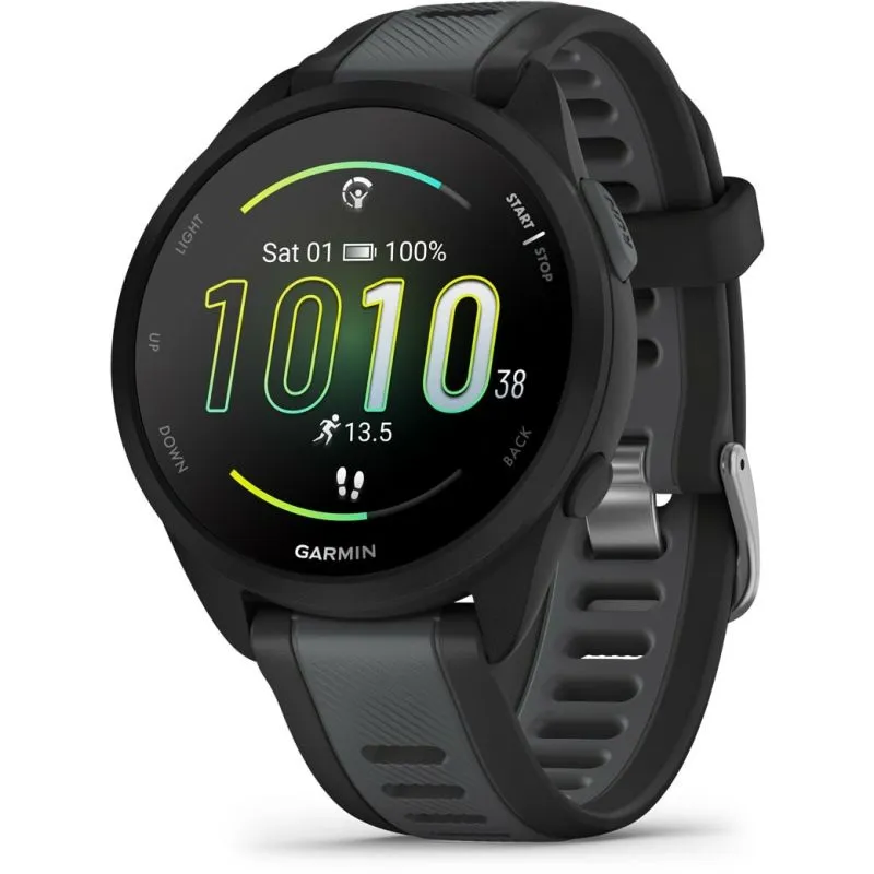 Smartwatch Garmin Forerunner 165 Music, e zezë - 1
