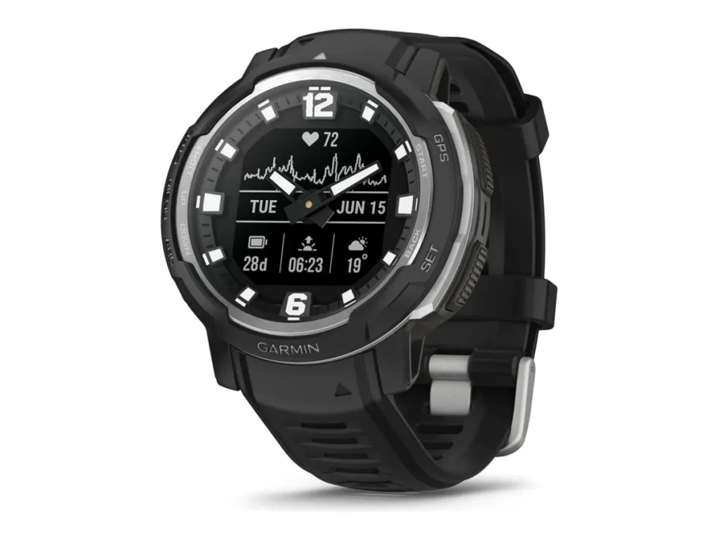 Orë e mençur Garmin Instinct Crossover / 45mm – Zezë - 1