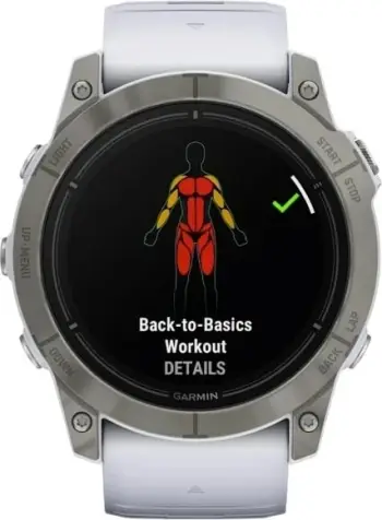 Smartwatch Garmin epix Pro (Gen 2), 51 mm, 32 GB, Titanium, Bardhë