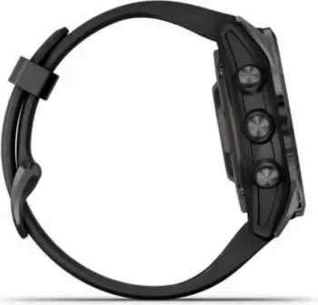 Orë sportive Garmin Epix Pro Gen 2 42mm Sapphire Titanium, AMOLED 1.2", GPS, e zezë
