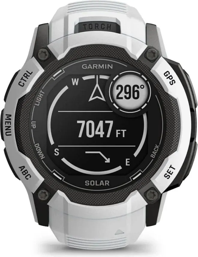 Smartwatch Garmin Instinct 2X Solar, 50mm, GPS, Bardhë - 13
