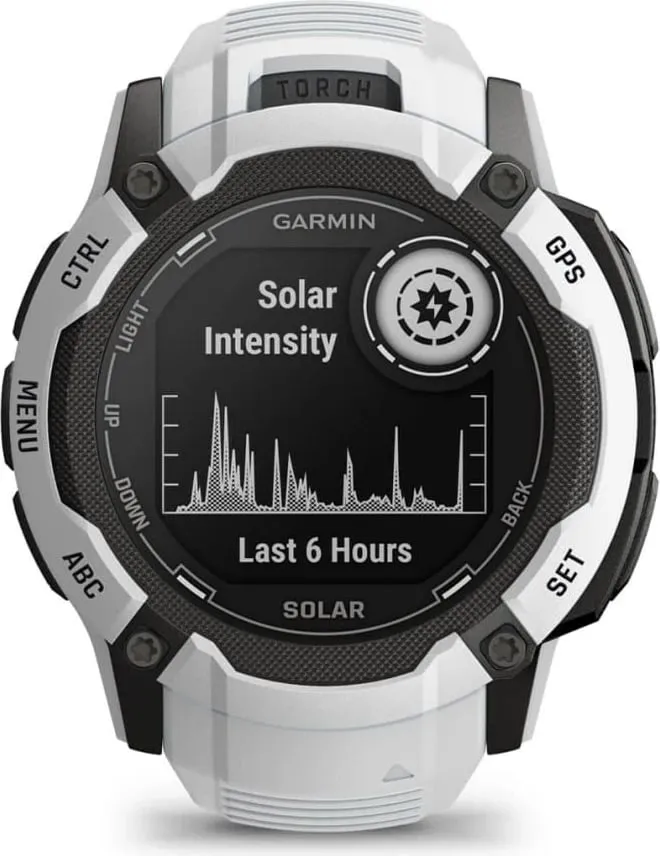 Smartwatch Garmin Instinct 2X Solar, 50mm, GPS, Bardhë - 3
