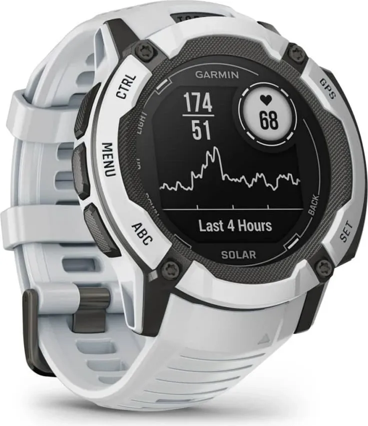 Smartwatch Garmin Instinct 2X Solar, 50mm, GPS, Bardhë - 4