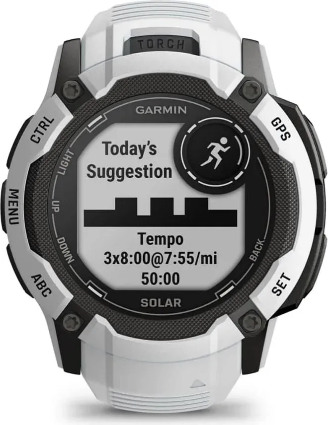Smartwatch Garmin Instinct 2X Solar, 50mm, GPS, Bardhë - 7