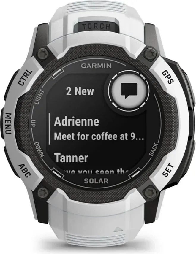 Smartwatch Garmin Instinct 2X Solar, 50mm, GPS, Bardhë - 10