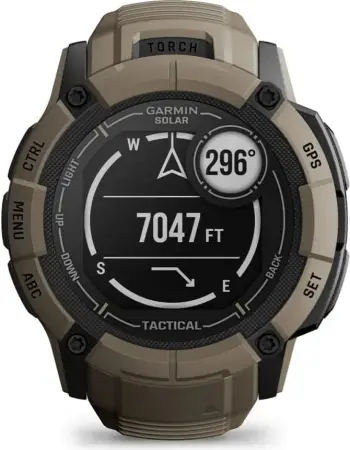 Ora inteligjente Garmin Instinct 2X Solar Tactical, GPS, karikim solar, coyote tan