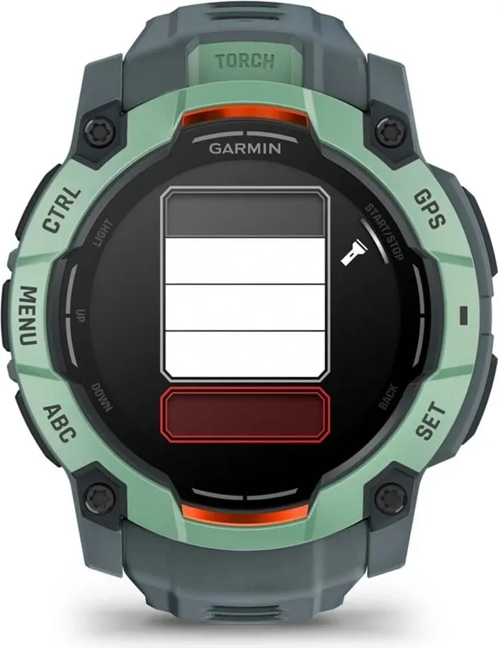 Ora sportive Garmin Instinct 3 50mm, ekran AMOLED, GPS, jeshile Neotropic Twilight - 5
