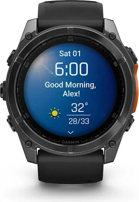 Smartwatch Garmin Fenix 8, 32GB, AMOLED, GPS, zi - 3