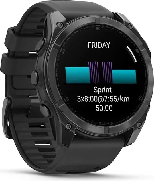 Smartwatch Garmin Fenix 8, 32GB, AMOLED, GPS, zi - 5