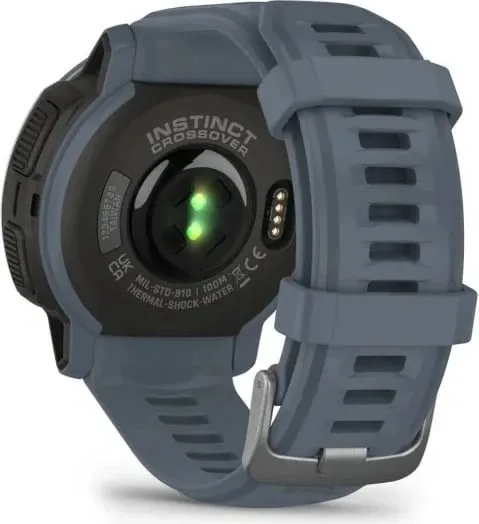 Smartwatch Garmin Instinct Crossover Standard Edition, GPS, 28 ditë bateri, rrip silikon, kaltër - 6