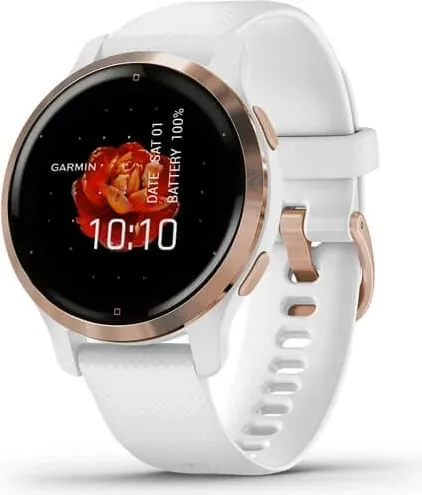 Smartwatch Garmin Venu 2S, AMOLED, GPS, Wi-Fi, e bardhë - 2