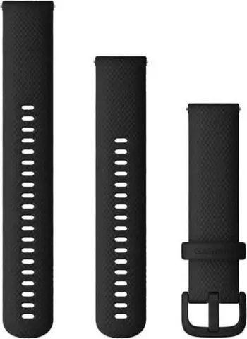 Rrip Garmin Quick Release, Silikon, 20 mm, Ngjyrë e zezë