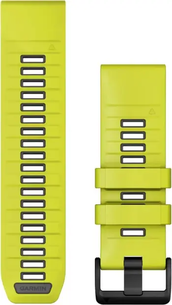 Rrip silikoni Garmin QuickFit 26mm për Smartwatch, grafit/verdhe