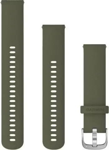 Bandë silikonit Garmin për Smartwatch 20mm, e gjelbër