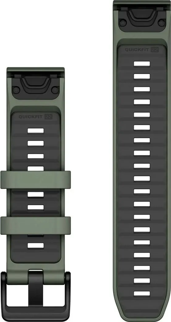 Rríp silikoni Garmin QuickFit për smartwatch, 22 mm, i gjelbër - 2