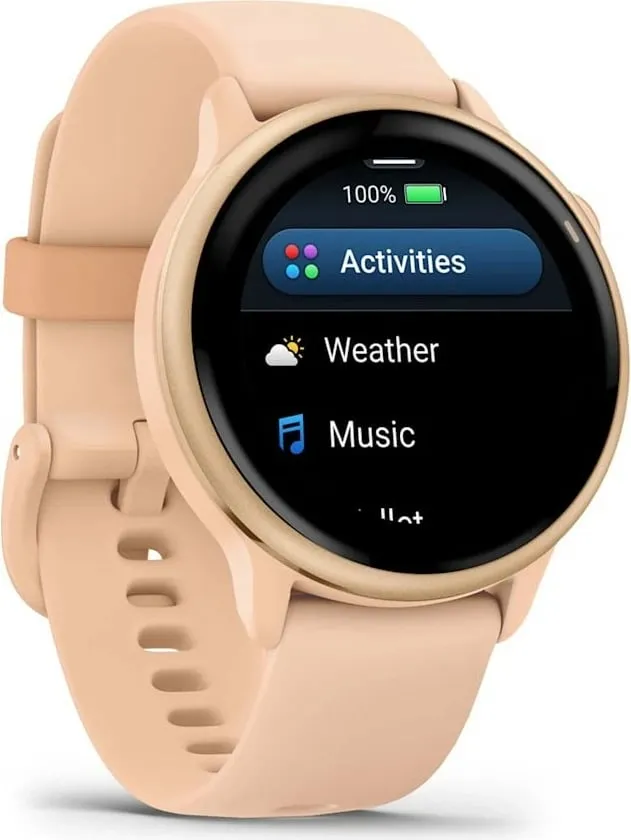 Ora smart Garmin vívoactive 6, 42mm, GPS, rozë metalike - 3
