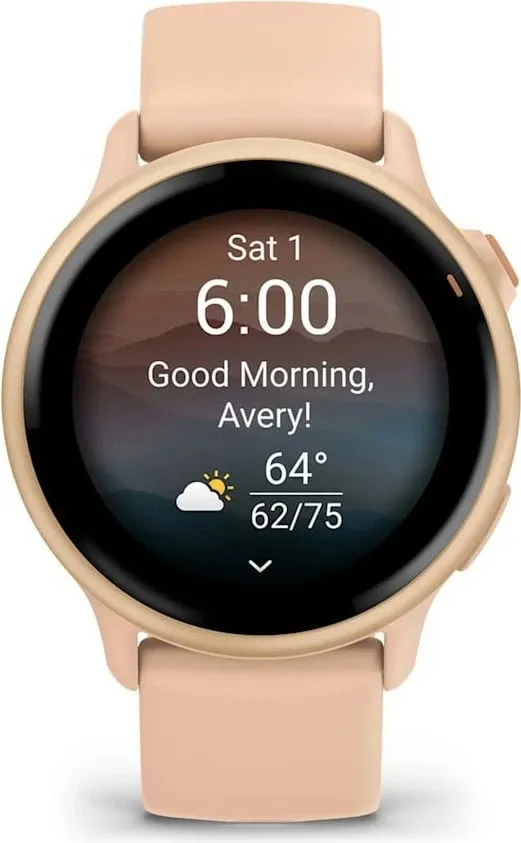 Ora smart Garmin vívoactive 6, 42mm, GPS, rozë metalike - 4