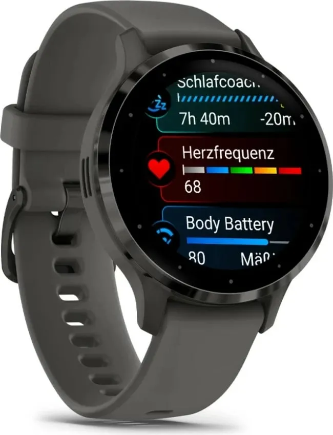 Smartwatch Garmin Venu 3S, AMOLED, 1.2", GPS, Gri - 3