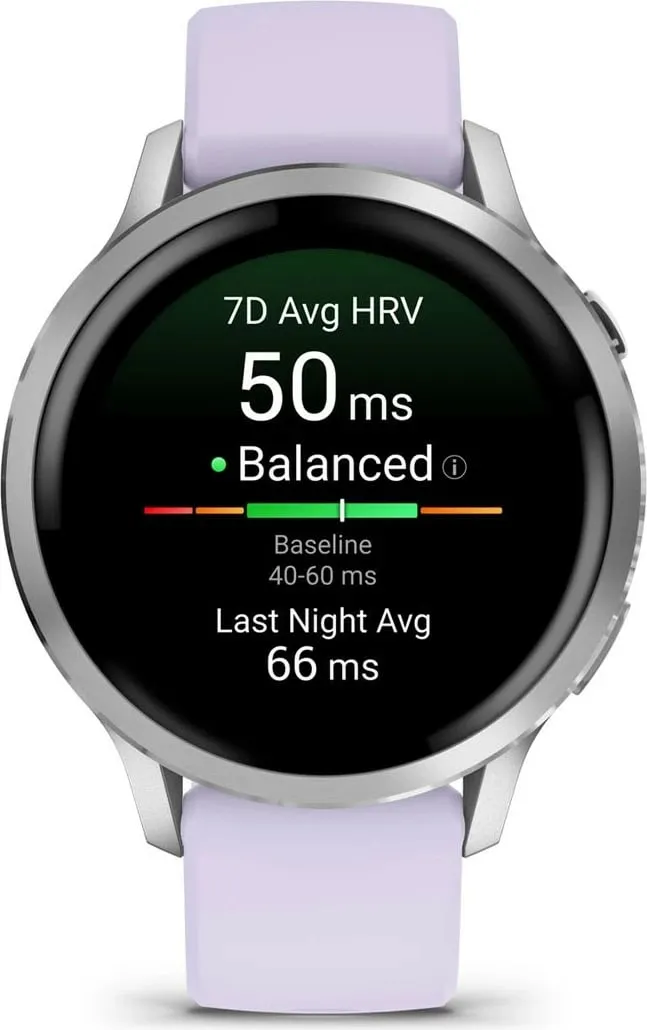 Smartwatch Garmin Venu 4 41mm, silikon, lavandë - 2