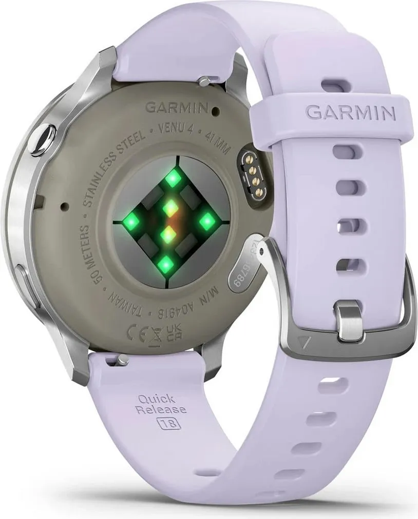 Smartwatch Garmin Venu 4 41mm, silikon, lavandë - 5