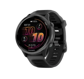 Orë sportive Garmin Forerunner 570, GPS, ekran AMOLED, e zezë