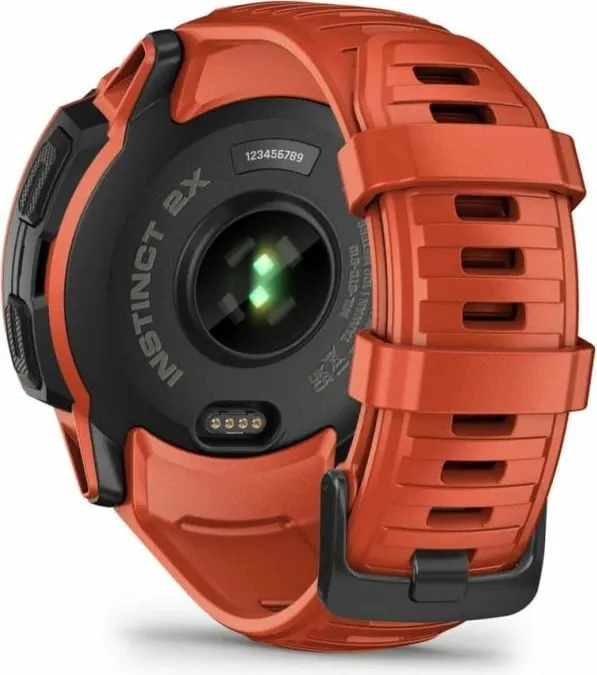 Ora sportive Garmin Instinct 2X Solar, 50mm, GPS, e kuqe - 7
