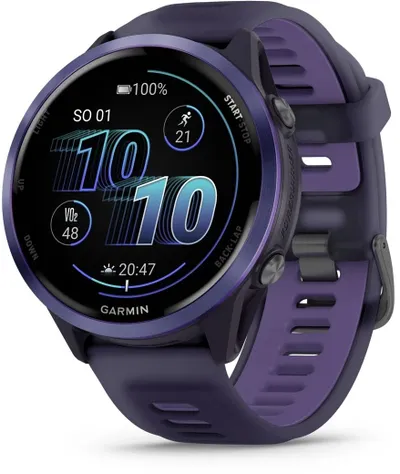 Ora inteligjente Garmin Forerunner 570, GPS, ekran AMOLED, e zezë - 1