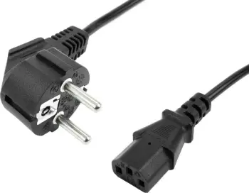 Kabllo furnizimi Accura, Schuko - C13, 5m, e zezë