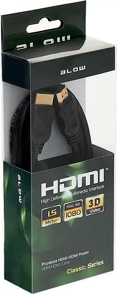 Kabllo Blow HDMI - HDMI 92-600#, 1.5m, e zezë