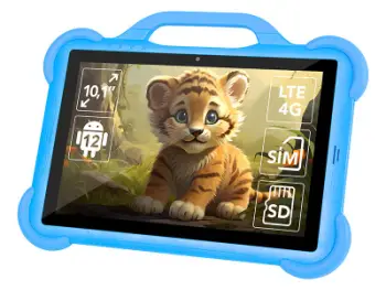 Tablet për fëmijë Blow KidsTAB10, 8", 4GB RAM, 64GB, 4G LTE, i kaltër