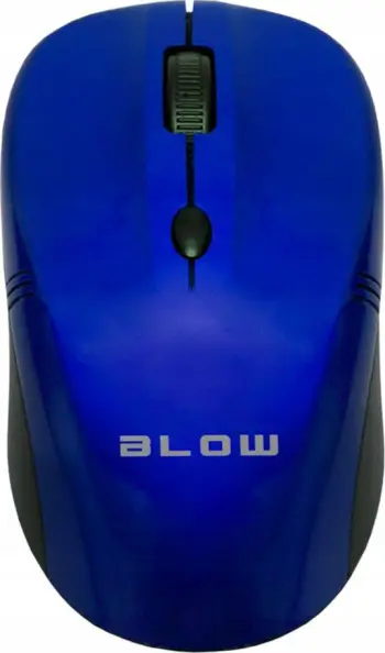 Maus Blow MP-10, wireless, USB, i zi dhe i kaltërt