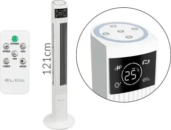 Ventilator kolonë BLOW XXL 90W, i bardhë