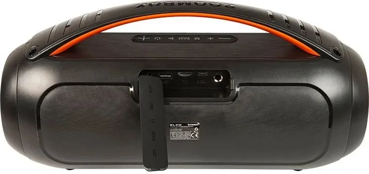 Kuti zanore portative Boombox Karaoke, Bluetooth, USB SD, e zezë - 3
