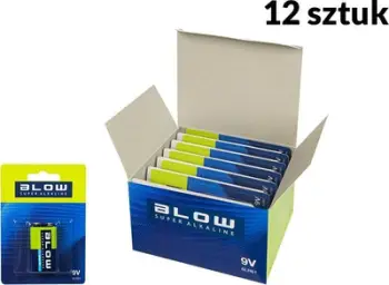 Bateri alkaline Blow 82-574 Super Alkaline, 9V 6LR61, blister